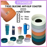 Tyeso Tumbler Anti-Slip Silicone Coaster Rubber Multiple Size Suitable For Multiple Tyeso Mug Tyeso 
