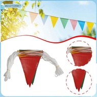 [mojotorw7] Pennant Banner Flags Garland Waterproof Reusable Multicolor for Construction