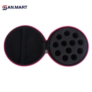 AN.MART 12 Bottles Round  Storage Bag  Organizer Case 1ml 2ml  MY