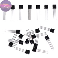 HabitatPort 20PCS 2N5088 TO-92 Inline Triodes Separated Semiconductors  MY