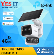 TP-Link Tapo C645D KIT 2K 3MP Dual Lens Solar Cam – 2.4/5GHz WiFi 10000mAh Battery – 360° Pan/Tilt A
