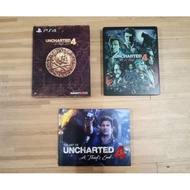 PS4 Uncharted 4 Limited Edition Box Set - PS4 Original Used Disc Games / PS4 Game / PlayStation 4 CD