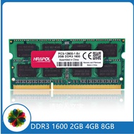 HRAPOL PC Ram 2G 4G 8G DDR3 1600 MHZ 1600mhz SO-DIMM DDR3 4GB 8GB 2GB Memory Ram Memoria sdram PC3-12800S For Laptop