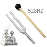 528HZ MI528 Tuning Fork 528C Yoga Chakra Spiritual Tuner with Mallet for DNA Repair Sound Healing Ne