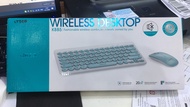 OKER ชุดคีย์บอร์ดเมาส์ไร้สาย Wireless keyboard mouse Combo set รุ่น K885