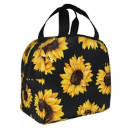 Sunflower Lunch Bag Lunch Box Bag Insulated Fashion Tote Bag Lunch Bag for Kids and Adults