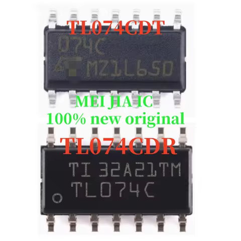 10PCS 50PCS TL074CDR TL074C TL074CDT 074C TL074 TL074CD 100% new original