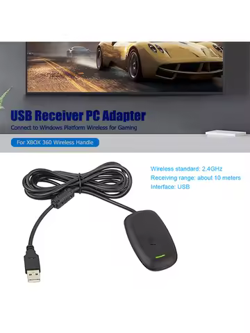 Professional Game Console Controller PC Receiver Gaming Accessories Wireless Gamepad USB Receiver fo