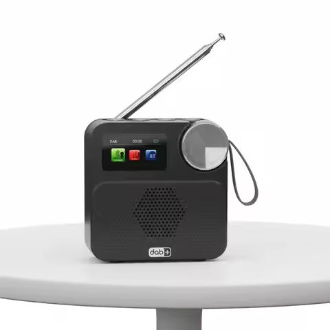 Bluetooth-compatible Internet FM Radio Rechargeable Wifi Radio with 1.47inch Color Display External 