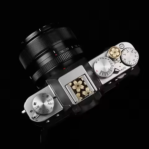 Metal Camera Hot Shoe Cover Suitable for Fuji XT4 XT5 XT20 XT30 XT50 XT30II XT30III XM5 X100V X100VI