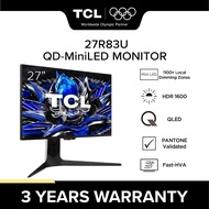 TCL QD-Mini LED Gaming Monitor 27R83U |  HDR 1600 | 1100+ Local Dimming Zones | 4K 160Hz