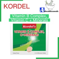 Kordel’s Vitamin B-Complex, C Minerals Effervescent Tablet 10'sx3