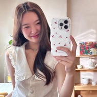 Feminine little cherry case for iPhone15promax/13/14/11/12/8P/7P/XR/XS