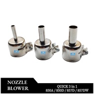 MATA Nozzle Blower QUICK 850A / 850D / 857D / 857DW 3 in 1 Steam Soldering Iron Tip