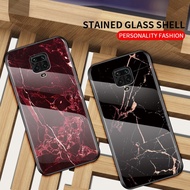 Kesing hp Redmi Note 9 pro Marble Glass cover Untuk Redmi Note9 pro