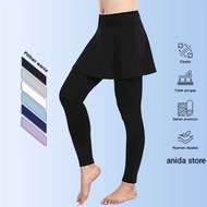 CODE H LEGGING SPORT SKIRT RUNNING SKIRT PANTS SPORT SKIRT JERSEY LEJING LING