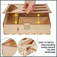 Sandwich Bag Organizer for Drawer 4 Slot Storage Bag Organizer Foil Organizer for Drawer Kitchen Bag Organizer wondeksg