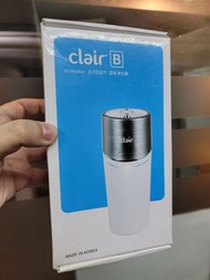 全新 CLAIR B 輕便空氣淨化機韓國製造/e2f濾網淨化99.9%細到0.1µm的超微細粒子，細菌，病毒等/ 超離子產生器/ 180度手動旋轉出風口/ 3段風速