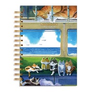 afu繪畫本(A5) / 藍海的列車