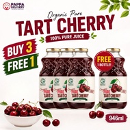 [BUY 3 FREE 1] Radiant Organic Pure Tart Cherry Juices 946ml Drink Tart Cherry Regen -Halal