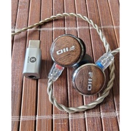 FiiO FP3 Planar Magnetic In-Ear Monitor (Black Walnut) + DAC Adapter