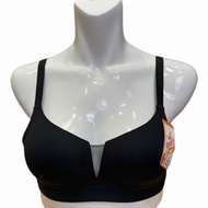 Wireless bra, big Size Thai women's bra 3282 thin foam, breast lift, anti-sagging, Size 36–42 cup B