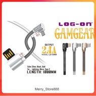 WMK Log-on DATA CABLE LOG-ON LOGON GAMGEAR for Android Micro 2.4A LO- CB55