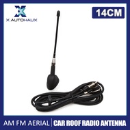 Uxcell Universal Black Car Vehicle Roof Mount Radio FM AM Antenna Aerial Stereo Radio FM/AM Signal A
