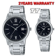 [2YEARS WARRANTY] Original Casio MTP-V002D-1B3 & LTP-V002D-1B3 Men Watch Ladies Watch Couple Watch V