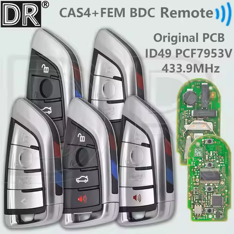 DR ID49 PCF7953V Chip Original PCB 433.9MHz Proximity Support CAS4 CAS4+ FEM BDC Car Remote Key For 