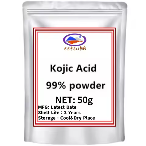 99% Kojic acid Powder original for Skin Whitening festival supplement glitter gel face dispel stain