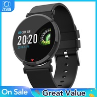 ZYSUN Fashion E28 Smart Watch Heart Rate Monitor Blood Pressure Fitness Tracker Black