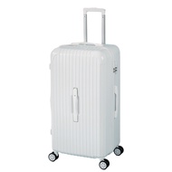 กระเป๋าเดินทางทรง ทนทาน วัสดุ PC100% แบบใส่รหัสผ่าน น้ําหนักเบาพิเศษ  ขนาด20/26/32 นิ้ว สีสวย luggage