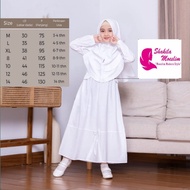Terlaris Baju Gamis Syari Anak Putih / Baju Muslim Anak Perempuan