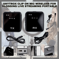 COD ANYTROX Clip On Mic Wireless for Vlogging Live Streaming Portable / mik mic microphone tanpa kab