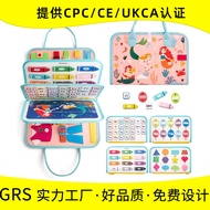 Felt Busy Board Bag Learning Board Montessori Training Preschool Teaching Aids Montessori Teaching A