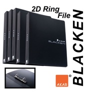 Akar Blacken 2D Ring File O Ring File A4 Size Ring Binder Box File