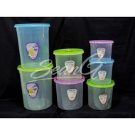 NCI Round Fresh AIR-TIGHT Keropok CNY Food Container/Tong Keropok/Bekas Makanan 鱼饼桶