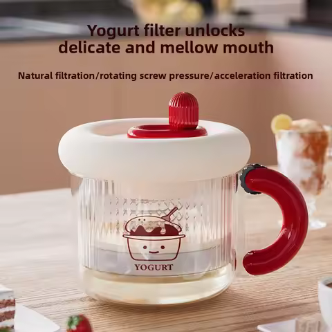 Greek yogurt filter self-cooling extract dry whey separator filter gauze yogurt maker yogurt bowl fi