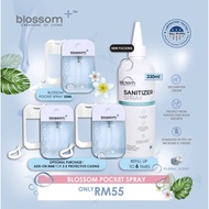 Top Selling Hand sanitizer Blossom Pocket Spray set  口袋型洗手液 50ml x 3 + 330ml Refill