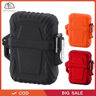 Happy❣ 2Pcs Lighter Case Portable Lighter Pouch with Secure Locking Closure Plastic Firestarter Case