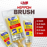 [U&M Resources] Nippon Paint Synthetic Paint Brush 750 Berus Cat 1" 1.5" 2" 2.5" 3"