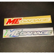 Cutting Me Garage Car Sticker