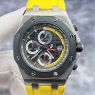 Aibi Royal Oak Offshore Series 26207IO Black Yellow Color Matching Red Needle Chronograph Limited Edition Automatic Mechanical Watch Audemars Piguet