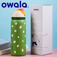 owala cup Darling Daisy official Malaysia original tumbler, heat and cold resistant, hot water therm