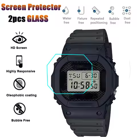 2Pcs 9H Tempered Glass Screen Protector For GXW-56 GX-56 GMW-B5000 GM-5600 GW-5035 GW-5000 GW-B5600 