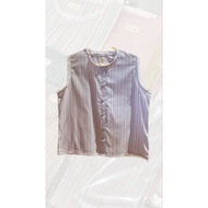 Ameera VEST | Beautiful INNER Strip with Elegant Button Closure