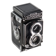 二手美能達 AUTOCORD I 底片相機，附 Rokkor 75mm f/ 5鏡頭。