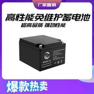 鉛酸電瓶 消防蓄電池 戶外照明充電太陽能蓄電池12V24AH