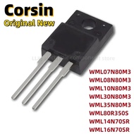 5PCS WML07N80M3 WML08N80M3 WML10N80M3 WML30N80M3 WML35N80M3 WML80R350S WML14N70SR WML16N70SR TO-220F